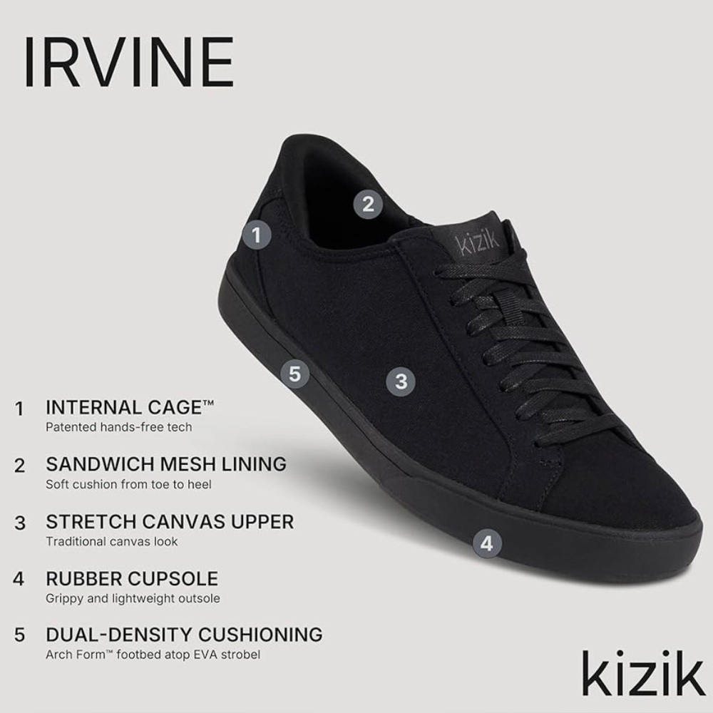 KIZIK IRVINE BRAND NEW SIZE 9 HANDS FREE ATHLETIC SHOES - Picture 14 of 16